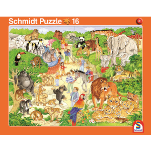 Rahmenpuzzle - Zoo und Bauernhof - 2er Set