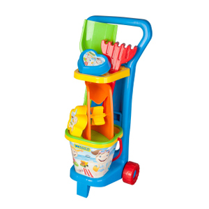 Wader - Strand Caddy mit Eimer und Zubehör