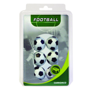 Ersatzbälle Tischfußball - 6er Pack - Durchmesser 34mm