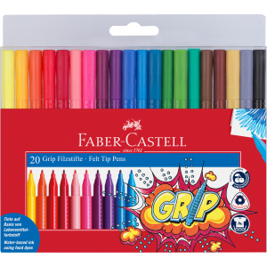 20 Fasermaler - Grip Color