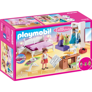 PLAYMOBIL® Dollhouse 70208 - Schlafzimmer mit Nähecke