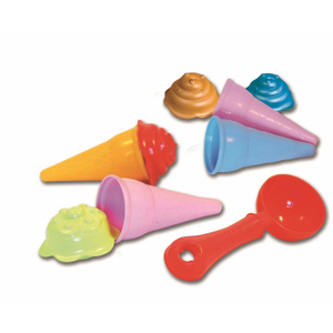 Sandformen-Set - Eiswaffeln - 9-teilig
