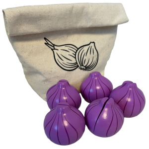 Kaufladenzubehör - Zwiebeln zum Schneiden