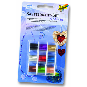 Spulen Basteldraht bunt