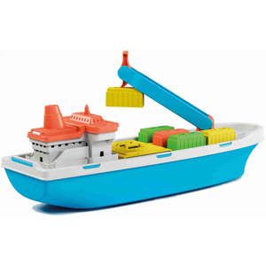 Containerschiff mit 5 Containern - ca. 40 cm