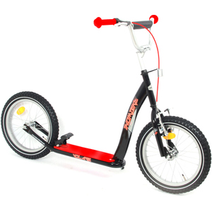 Tretroller - Thombike - 16 Zoll - schwarz-rot