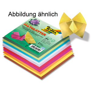 100 Faltblätter 20x20 cm
