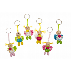 Schutzengelschlüsselanhänger Schutzbengel aus Holz