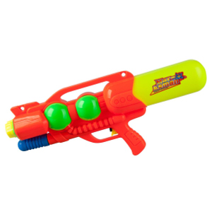 Wasserpistole mit Doppelschuss - ca. 52 x 22 x 7 cm - 1 Stück