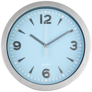 Wanduhr - Ø = 20 cm - blau