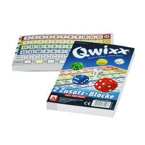 Qwixx - 2 Zusatzblöcke - Nürnberger Spielkarten