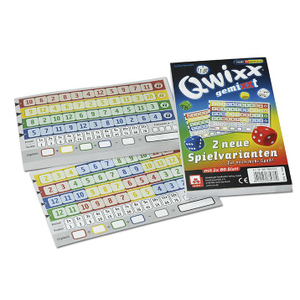 Zusatzblöcke für Qwixx - Qwixx gemixxt