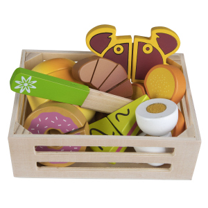 Besttoy - Holzkörbchen - Frühstück Set 1