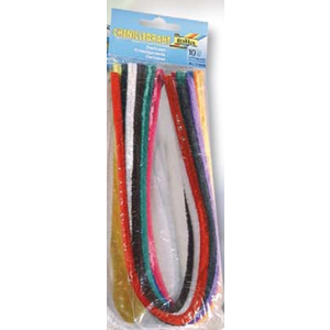 Chenilledraht 10 Farben sortiert, folia