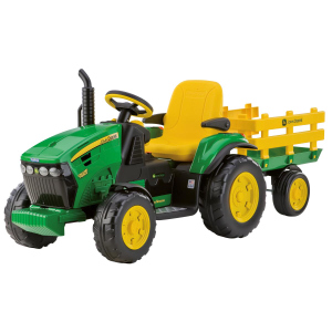 Peg Perego Elektrofahrzeug John Deere Traktor mit Anhänger 12V