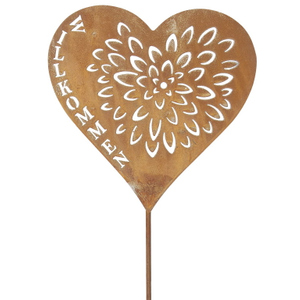 Pflanzenstecker - Herz - 75 cm