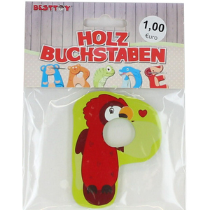Besttoy - Holzbuchstabe - P - grün
