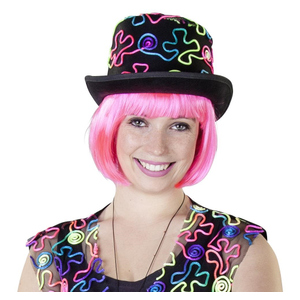 Zylinder - Neon - für Herren