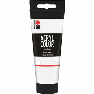 Marabu - Acryl Farbe - Weiß - 1 Tube á 100 ml