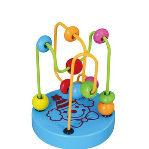 Mini Motorikschleife blau, aus Holz