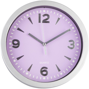 Wanduhr - Ø = 20 cm - flieder