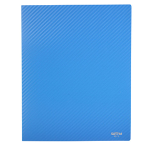 Ringbuch A4 - Carbon Design - Blau