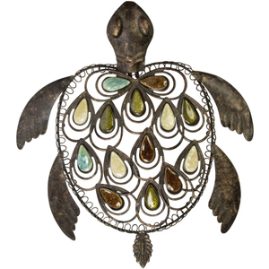 Wanddeko - Schildkröte - 34 x 6 x 38 cm