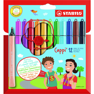 STABILO Cappi 12er Etui - Filzstifte