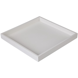 Tablett - aus Holz - ca. 30 x 30 x 3 cm - in weiß