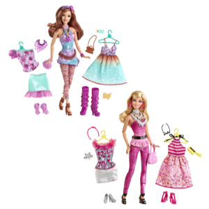 Barbie Fashionista mit Mode + Accessoires Mattel