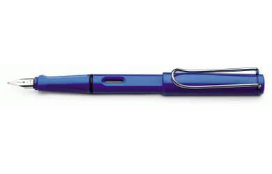 LAMY Füllhalter Safari 014 sky blau M, inkl. Patrone und Softetui