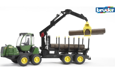 BRUDER 2133 John Deere 1210E Rückezug
