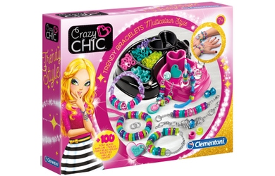 Crazy Chic - Trendige Perlenarmbänder - Clementoni