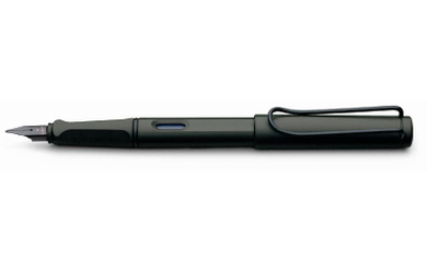 LAMY Füllhalter Safari 017 schwarz matt M, inkl. Patrone und Softetui