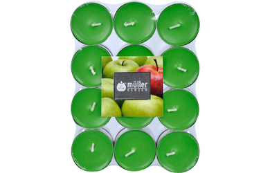 24 Duftteelichte - Apfel