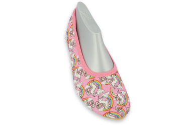 Gymnastikschuh Rainbow - rosa - verschiedene Größen 