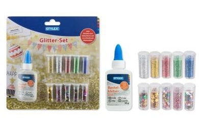 Glitter-Set - 11-teilig 