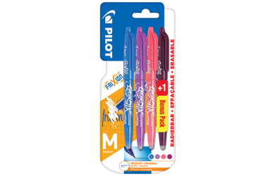 Pilot FriXion Ball - Tintenroller - 4er Set