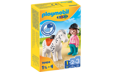 Playmobil  Kind  Mädchen " Pferd 2 " 