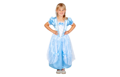Kostüm - Blaue Prinzessin - für Kinder - Größe  110/116