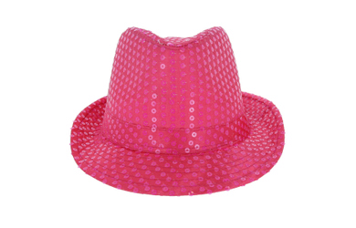 Fedora - für Erwachsene - neonpink