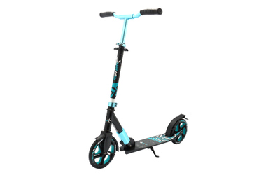 Alu Scooter - Muuwmi Deluxe - schwarz/türkis