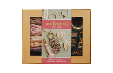 Makramee-Schmuckset - With Love