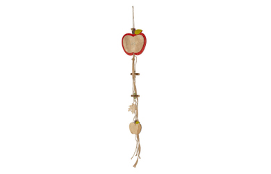 Dekohänger - Apfel - aus Holz - ca. 62 x 12 cm - 1 Stück
