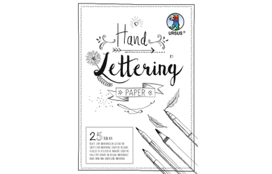 Handlettering-Block - DIN A4 - weiß