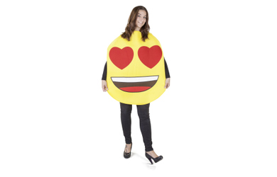 Kostüm - Emoticon - Heart eyes - für Erwachsene 