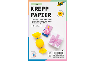 10 Krepppapier-Rollen MIX - 50 x 200 cm