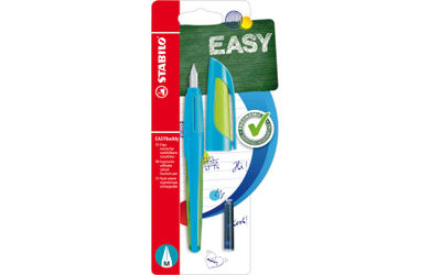 STABILO EASYbuddy - Schulfüller - Fresh Edition - hellblau/limette