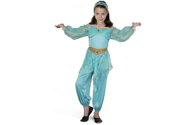 Kostüm - Wüstenprinzessin - für Kinder - 2-teilig - Größe 134/140
