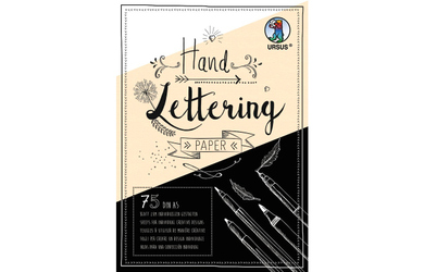Handlettering-Block - DIN A5 - in 3 Farben